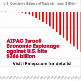 AIPAC Israeli Economic Espionage Against US Hits $366 Billion