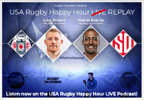 USA Rugby Happy Hour LIVE | New England Free Jacks’ John Poland | Feb. 22, 2023
