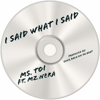 I Said What I Said ft. Mz Nera lyrics | Boomplay Music