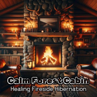 Calm Forest Cabin: Deepest Sleep Music with Healing Fireside Hibernation, Crackling Fire Sounds, Deep Sleep Hypnosis