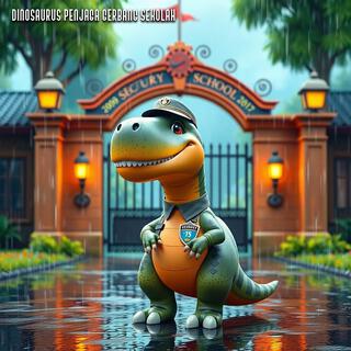 Dinosaurus Penjaga Gerbang Sekolah