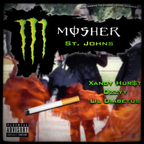 MOSHER ft. Xandy Hurst & Ozzyy | Boomplay Music