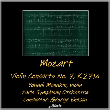 Violin Concerto NO. 7 in D Major, K.271a: II. Andante ft. Paris Symphony Orchestra | Boomplay Music