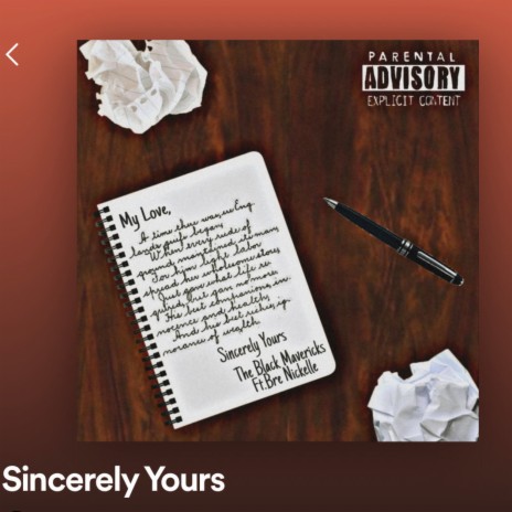 Sincerely Yours ft. Bre Nickelle | Boomplay Music