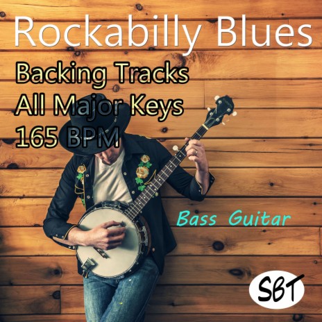 Rockabilly Blues Bass Guitar Backing Track in A Major 165 BPM, Vol. 1 | Boomplay Music