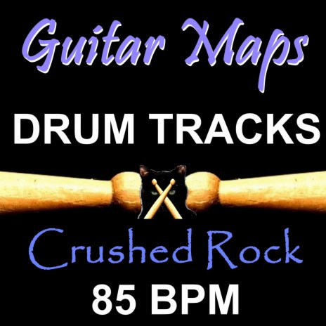 Crushed Rock 85 BPM Drum Track for Bass Guitar