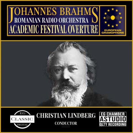 Academic Festival Overture VIII ft. Christian Lindberg & National Radio Orchestra of Romania | Boomplay Music