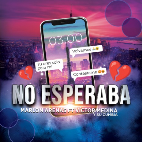 No Esperaba ft. Victor Medina y su Cumbia | Boomplay Music