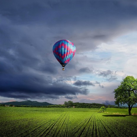 floating clouds