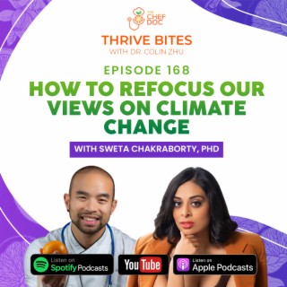 Ep 168 - How To Refocus Our Views On Climate Change with Sweta Chakraborty, PhD