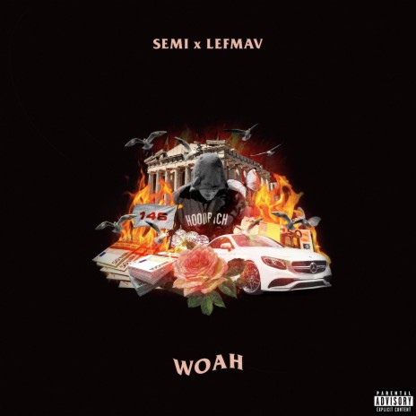 Woah ft. lefmav | Boomplay Music