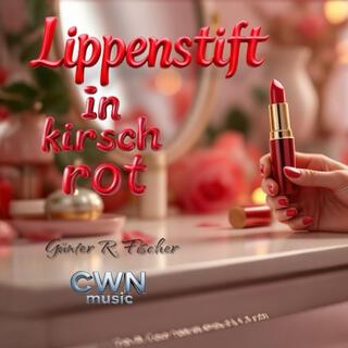 Lippenstift in kirschrot