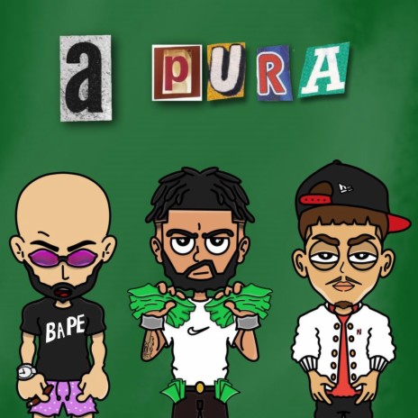 A Pura ft. 6usta, bolog & plugtown | Boomplay Music