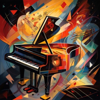 Urban Echoes: Vibrant Jazz Piano Notes