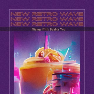 New Retro Wave Mango Milk Bubble Tea
