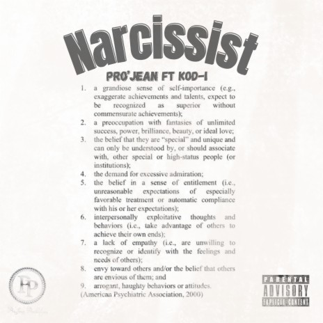 Narcissist ft. Kod-i | Boomplay Music