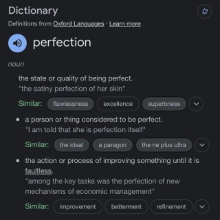 Perfection lyrics | Boomplay Music