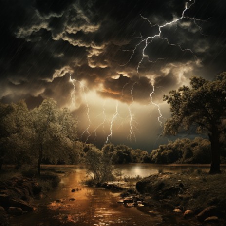 Thunder's Harmonious Calm for the Mind ft. Liquidge & CreativeWaves | Boomplay Music