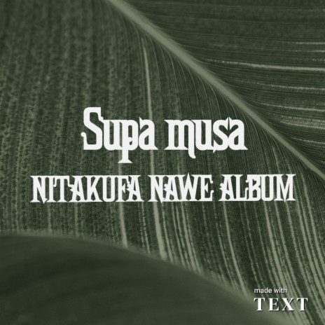 Nitakufa Nawe - Ziki Zito Band | Boomplay Music
