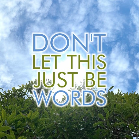Don't Let This Just Be Words | Boomplay Music