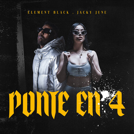 Ponte en 4 ft. Jacky June | Boomplay Music