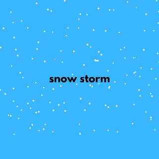 snow storm