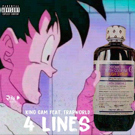 4 Lines ft. Trapworld | Boomplay Music