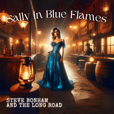 Sally in Blue Flames