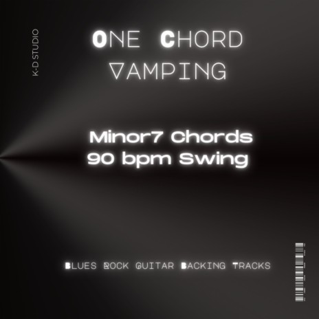 Fm7: One Chord Vamping (Minor7 Chord) 90 bpm Swing Blues Rock Guitar Backing Track