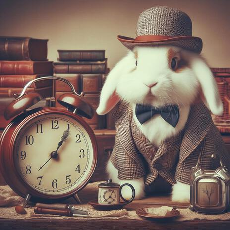 Gentleman rabbit and his clock | Boomplay Music