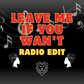 Leave Me If You Wan't (Radio Edit)