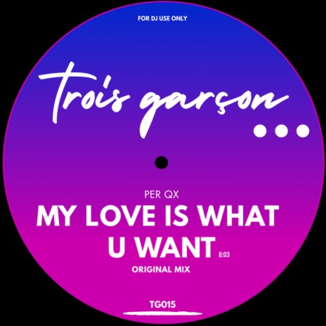 My Love Is What You Want | Boomplay Music