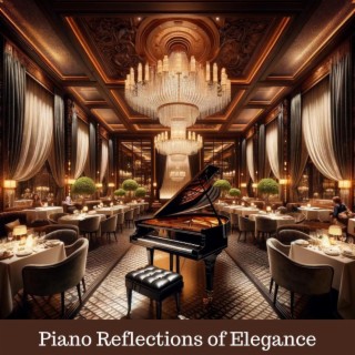 Piano Reflections of Elegance: Background Music for Dining Pleasure