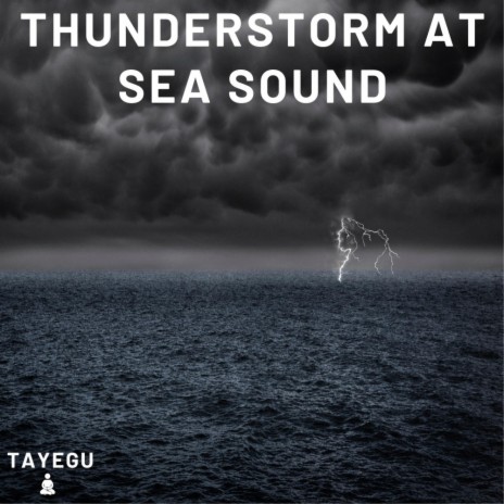 Thunderstorm at Sea Sound Winter Ocean 1 Hour Relaxing Nature Ambience Yoga Meditation Sounds For Sleeping Relaxation or Studying