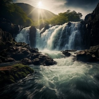 Nighttime Waterfall: Gentle Sounds for Serene Slumber