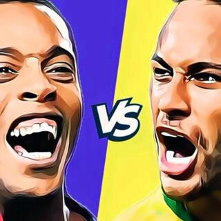 Neymar vs Ronaldinho Gaúcho (Batalha de Rap)