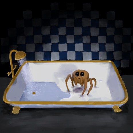 Spider in the bathtub