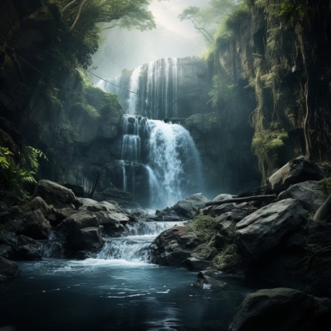 Serene Cascades for Yoga Peace ft. Water Sounds Natural White Noise & Praise and Worship | Boomplay Music