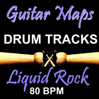 Liquid Rock 80 BPM Drum Track for Bass Guitar