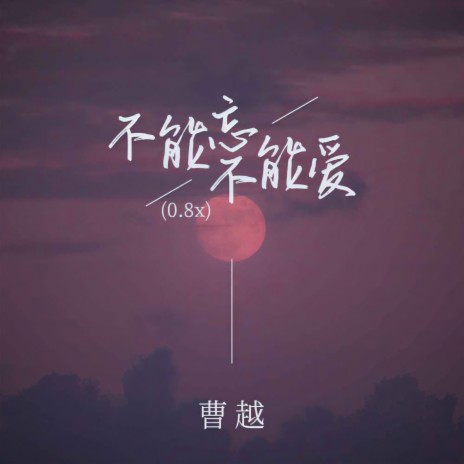 不能忘不能爱(0.8x) | Boomplay Music