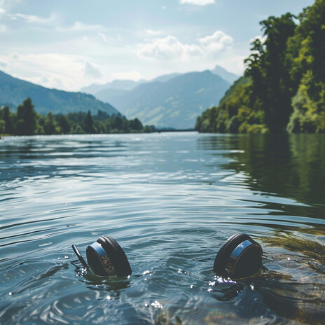 Water's Echo in River's Flow ft. Binaural Pulsation & Dawn River | Boomplay Music