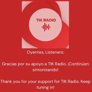 Thank you listeners. Gracias oyentes