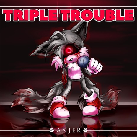 Triple Trouble WITH LYRICS, Sonic.exe mod Cover
