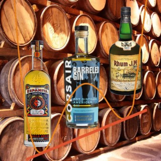 Episode #39: Barrel-Aged Rum v. Gin v. Tequila + Quiskey! Non-Whiskey Edition