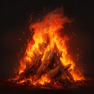 Fireside Tranquility: Crackling Flames for Deep Meditation