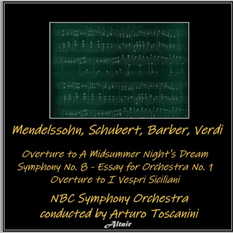 Overture to a Midsummer Night's Dream in E Major, MWV M 13