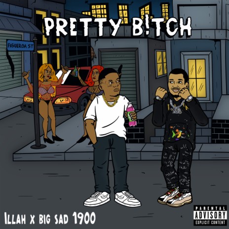 PRETTY B!TCH ft. BIG SAD 1900 | Boomplay Music