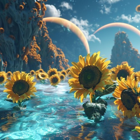 Sunflowers In The Ocean