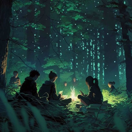 Meditation in the Night Forest