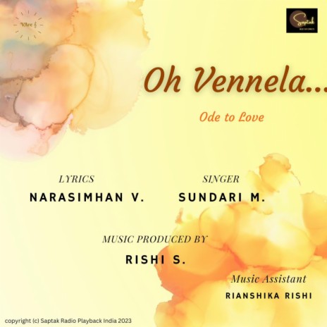 O Vennela ft. Sundari M & Narasimhan Vuruputoor | Boomplay Music